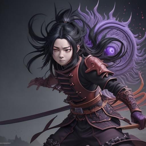 Tanjiro Kamado from Demon Slayer: Detailed Matte Painting