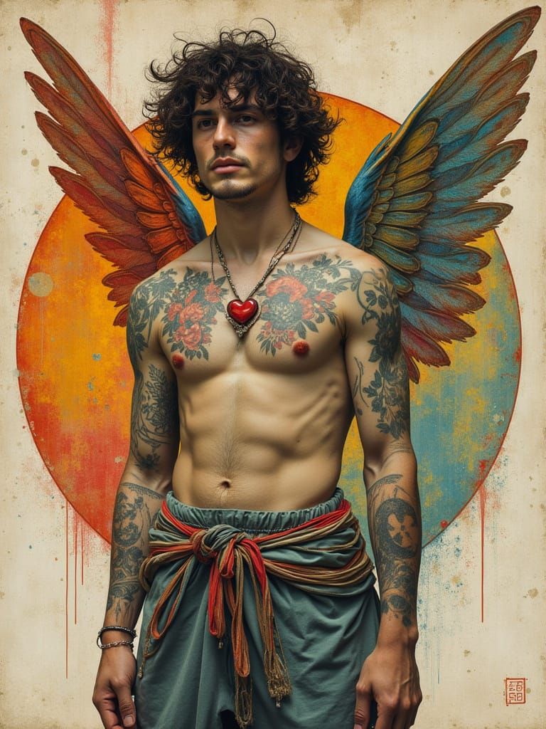 God of Love Revealed in Vibrant Portrait