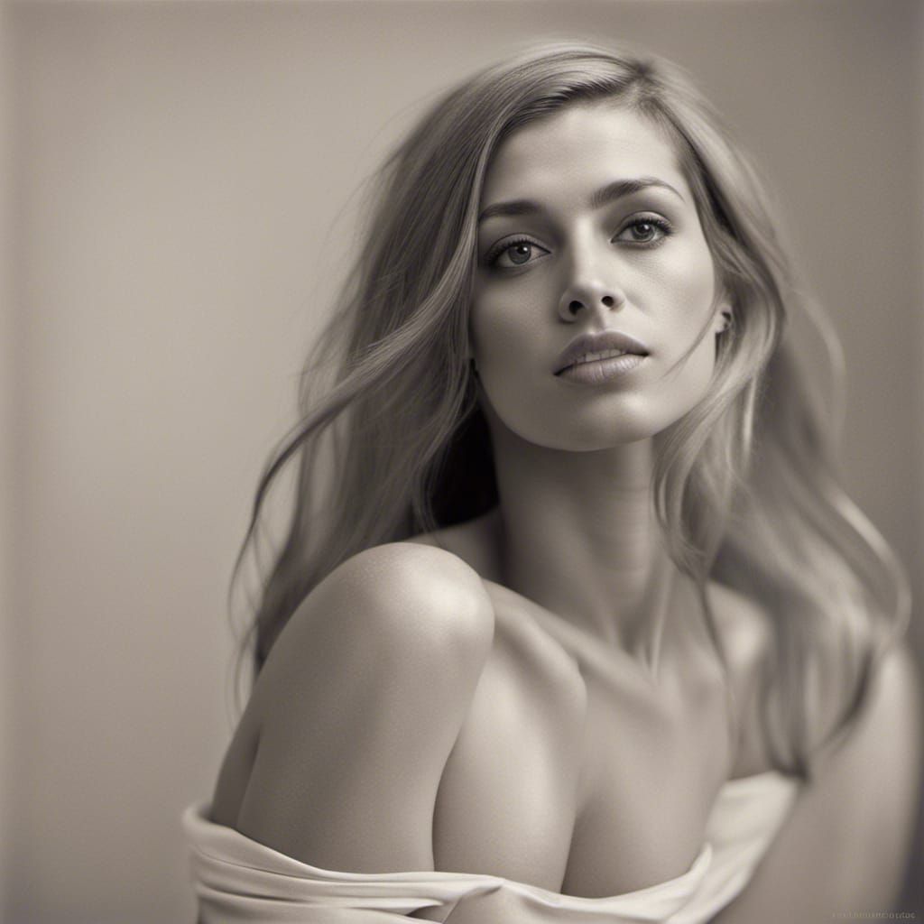 Beautiful Nude Woman: AI Generated Image