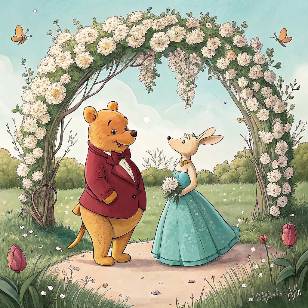 Winnie the Pooh Wedding in Sunny Meadow