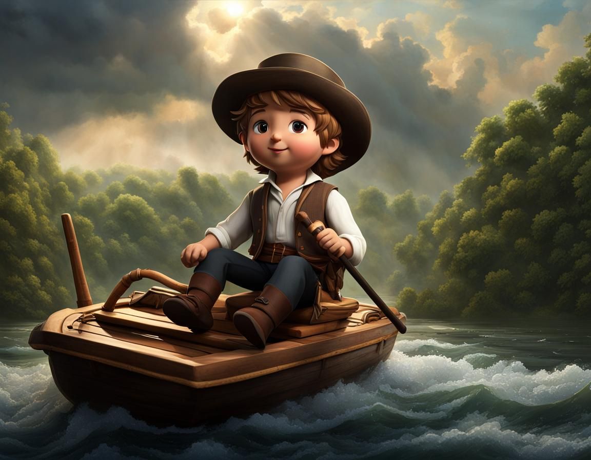 Chibi Huckleberry Finn