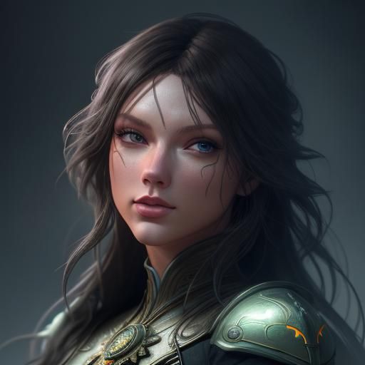 Glowing Skin Portrait in Artgerm and WLOP Style