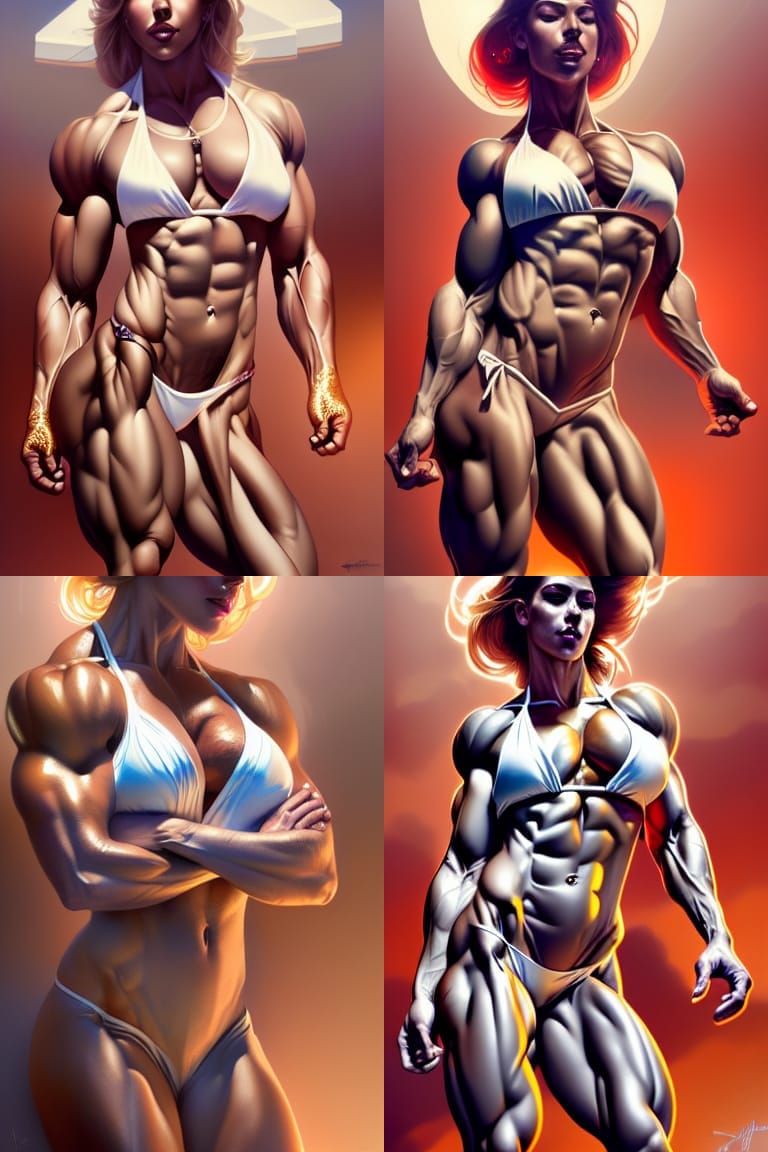 Golden Aura Goddess Portrait in Hyperdetailed Style