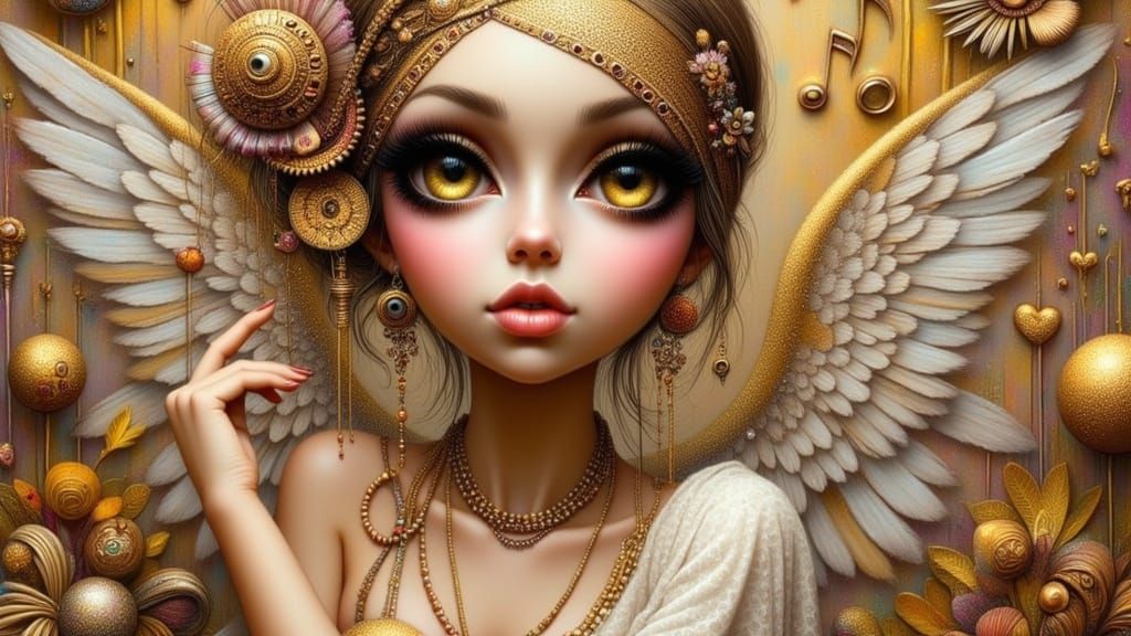 <lora:Whimsical:1.0> <lora:FreakyFae:1.0> Whimsical, sculpte...