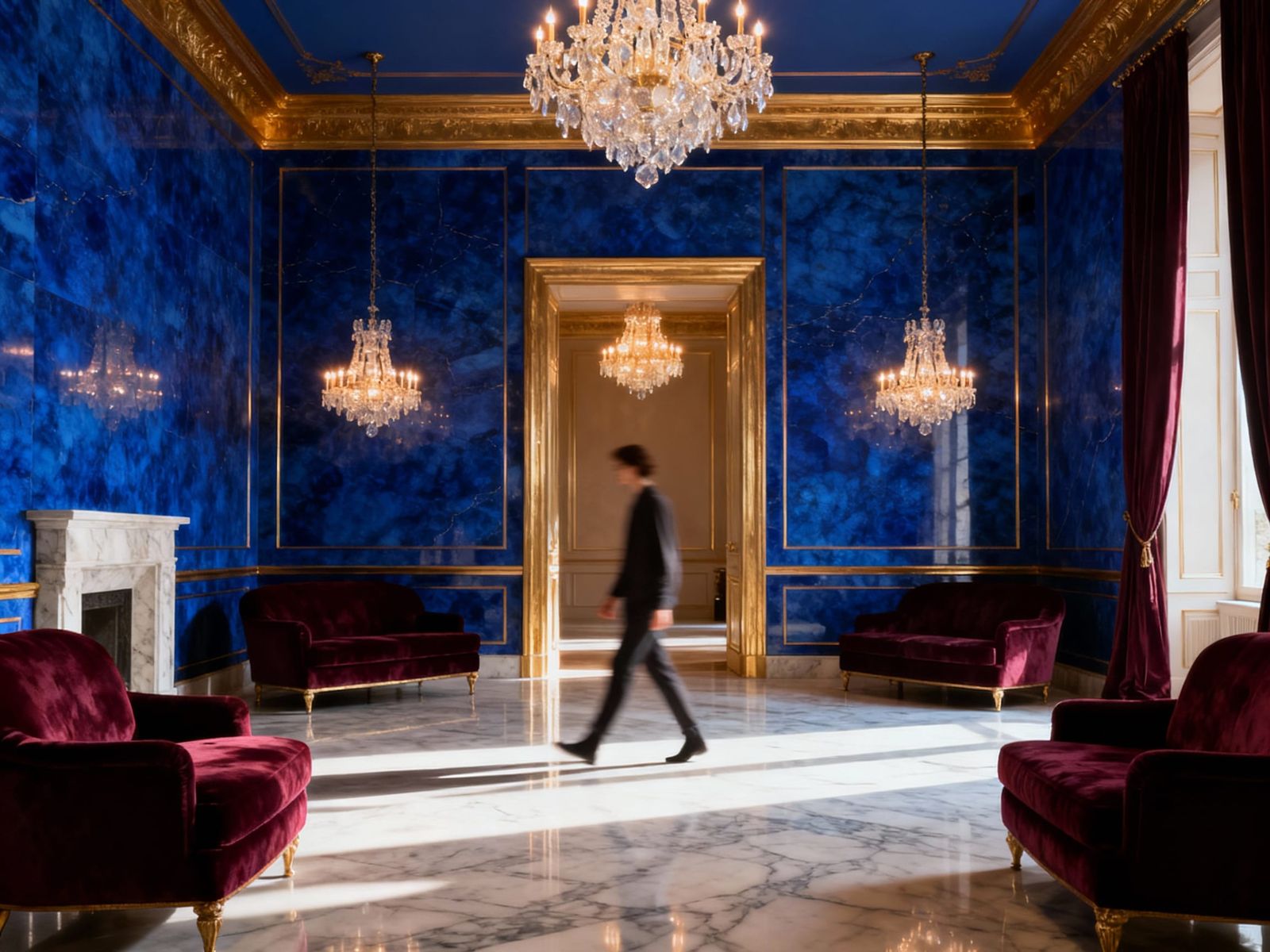 In the Lapis of Luxury at a Lazuli Pace