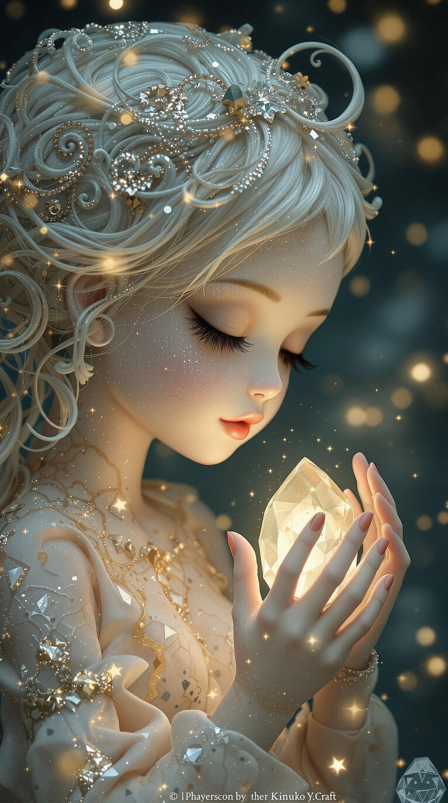 Surreal Doll in Enchanted Whimsical Setting