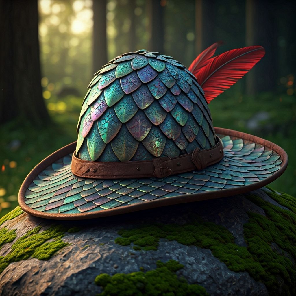 A dragon scale hat