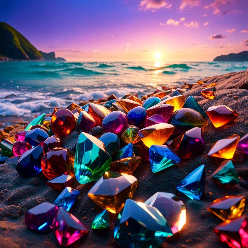 Ocean Gems: Colorful Treasures in 8K