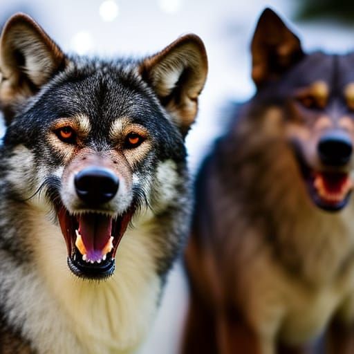 Werewolves in Natural Lighting: Professional Photography