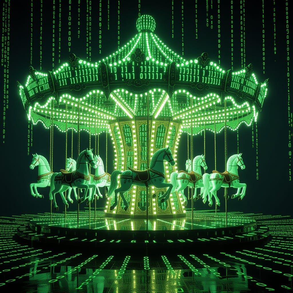 Digital Code Carousel in Data Void