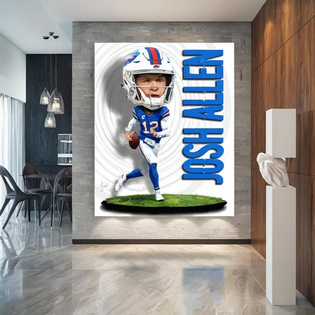 JOSH ALLEN BOBBLEHEAD ART
