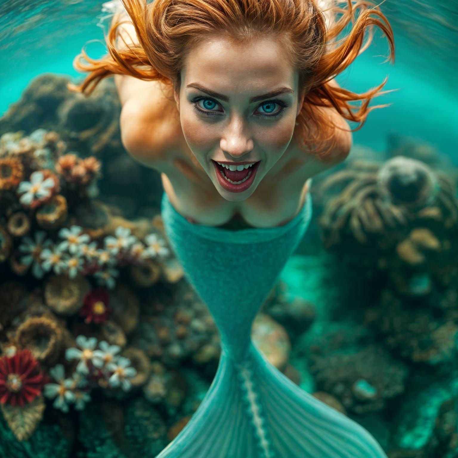 Turquoise Challenge Mermaid