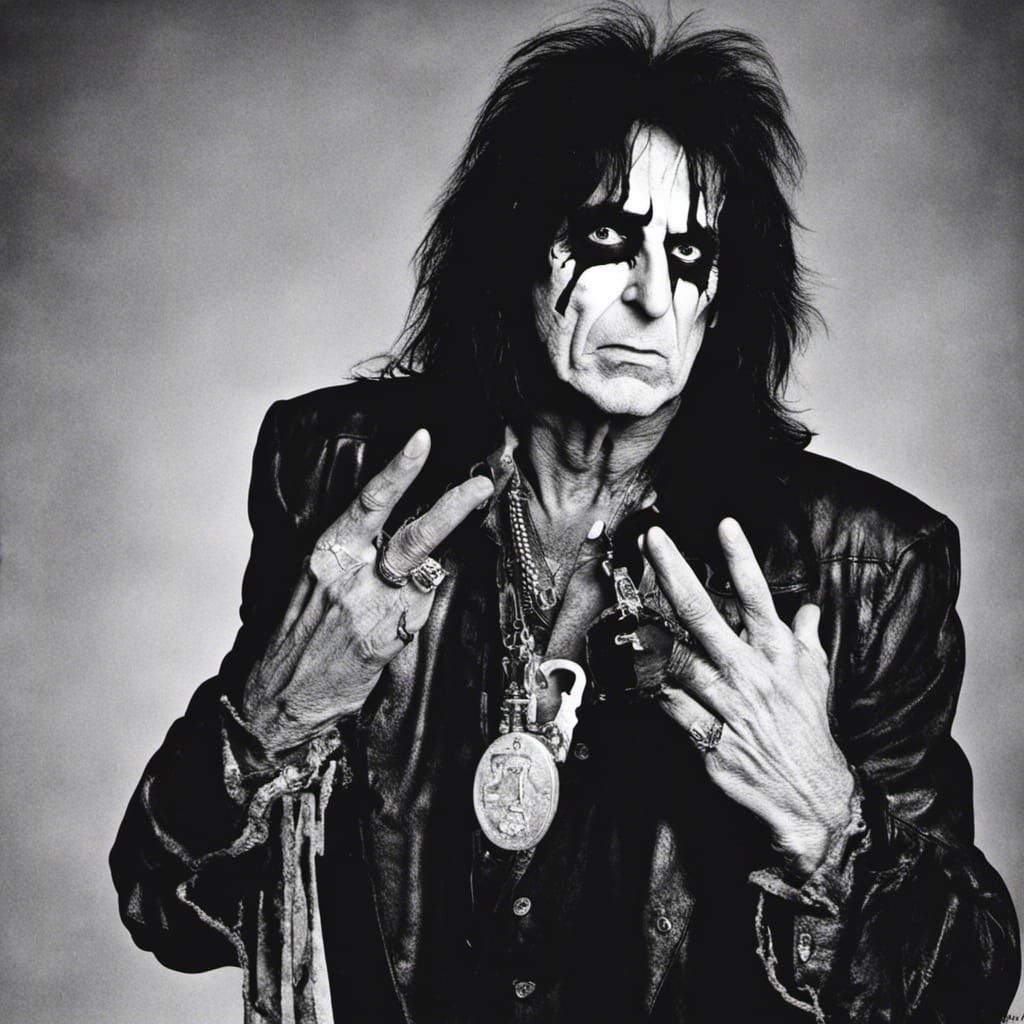 Dramatic Portrait with Theatrical Makeup