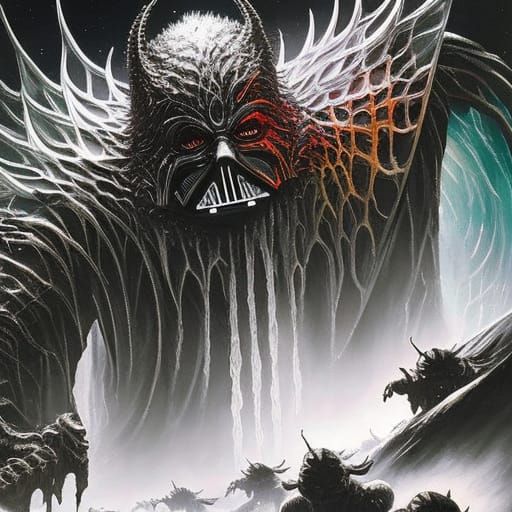 Darth Noodler: Existential Horror Artwork