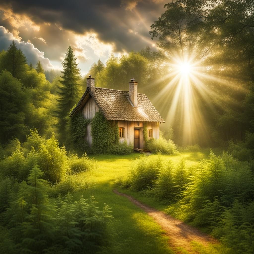 Cabin in the forest
