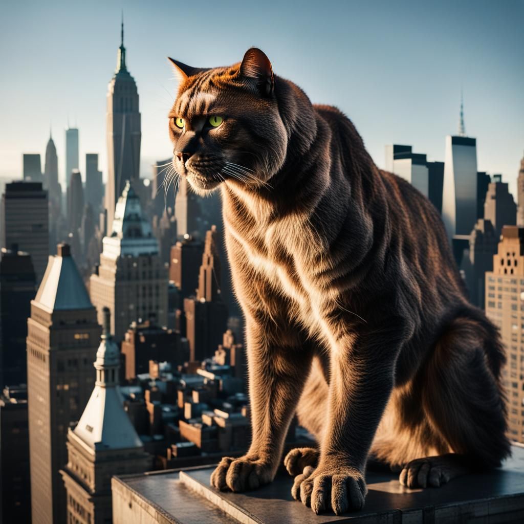 King Kong Cat Hybrid Roams New York City