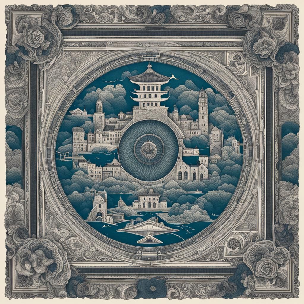 Abstract Image Inspired by Simple AI Prompt