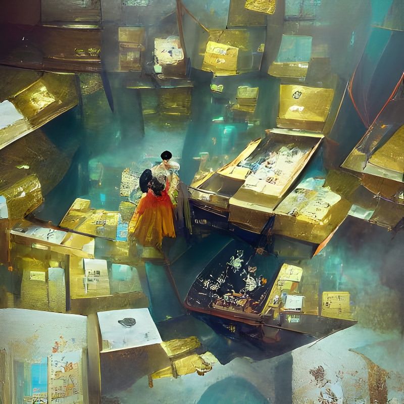 Epic Treasure Room with Secret Doors