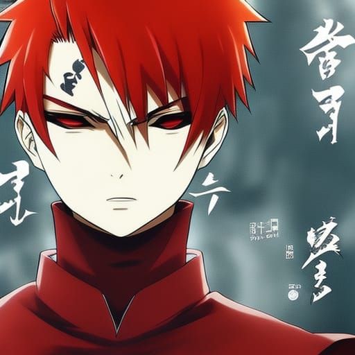 Gaara Anime Key Visual Illustration