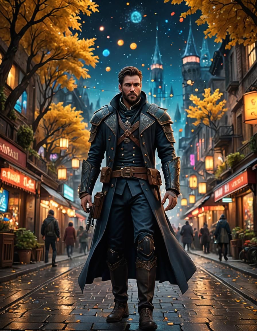 A breathtaking double exposure illustration featuring a sini...