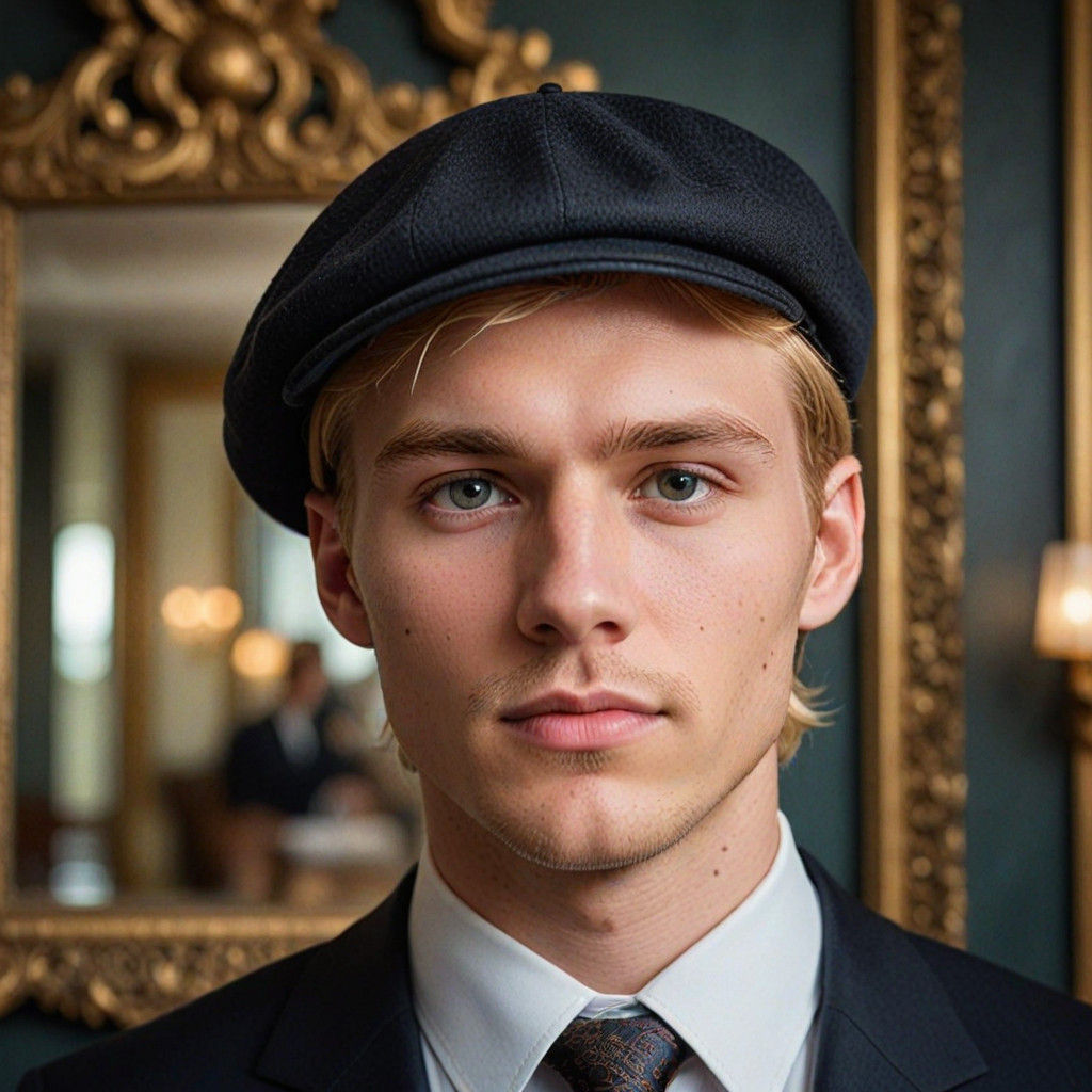 Elegant Young Man in Traditional Attire