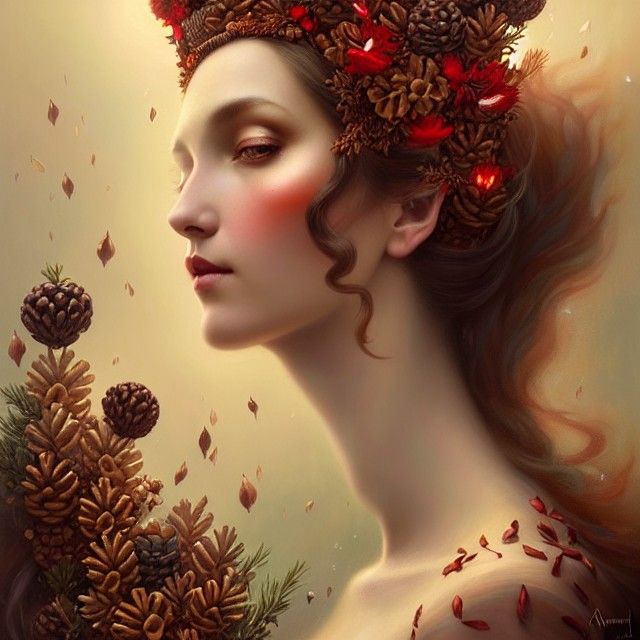 Beautiful Fall Woman