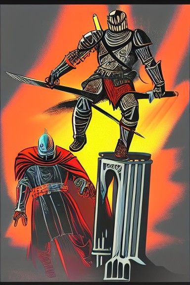 Dark Souls Comic in Jack Kirby Style