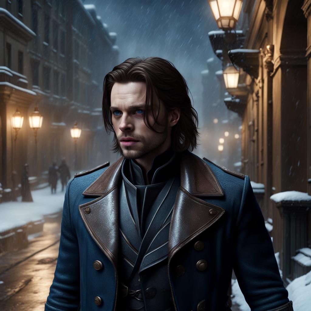 Sebastian Stan and Anne Hathaway Masquerade Ball