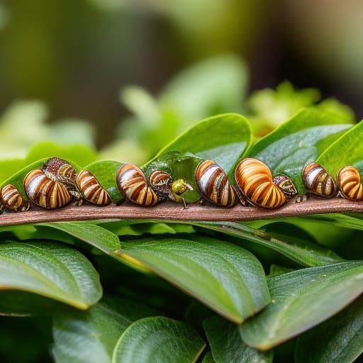 Snails Racing: Hyperdetailed 3D Shading
