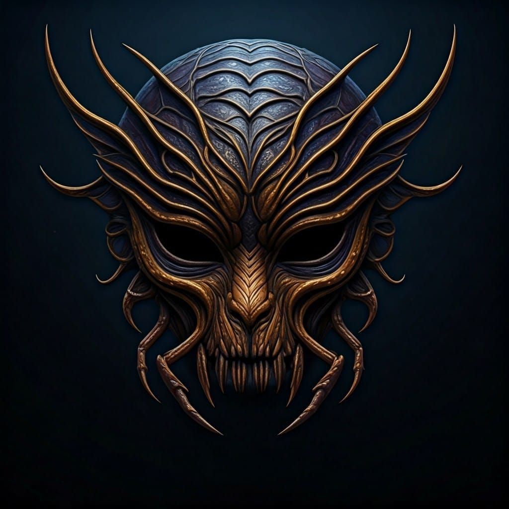 Mystical Insect Mask in Feywild Fantasy