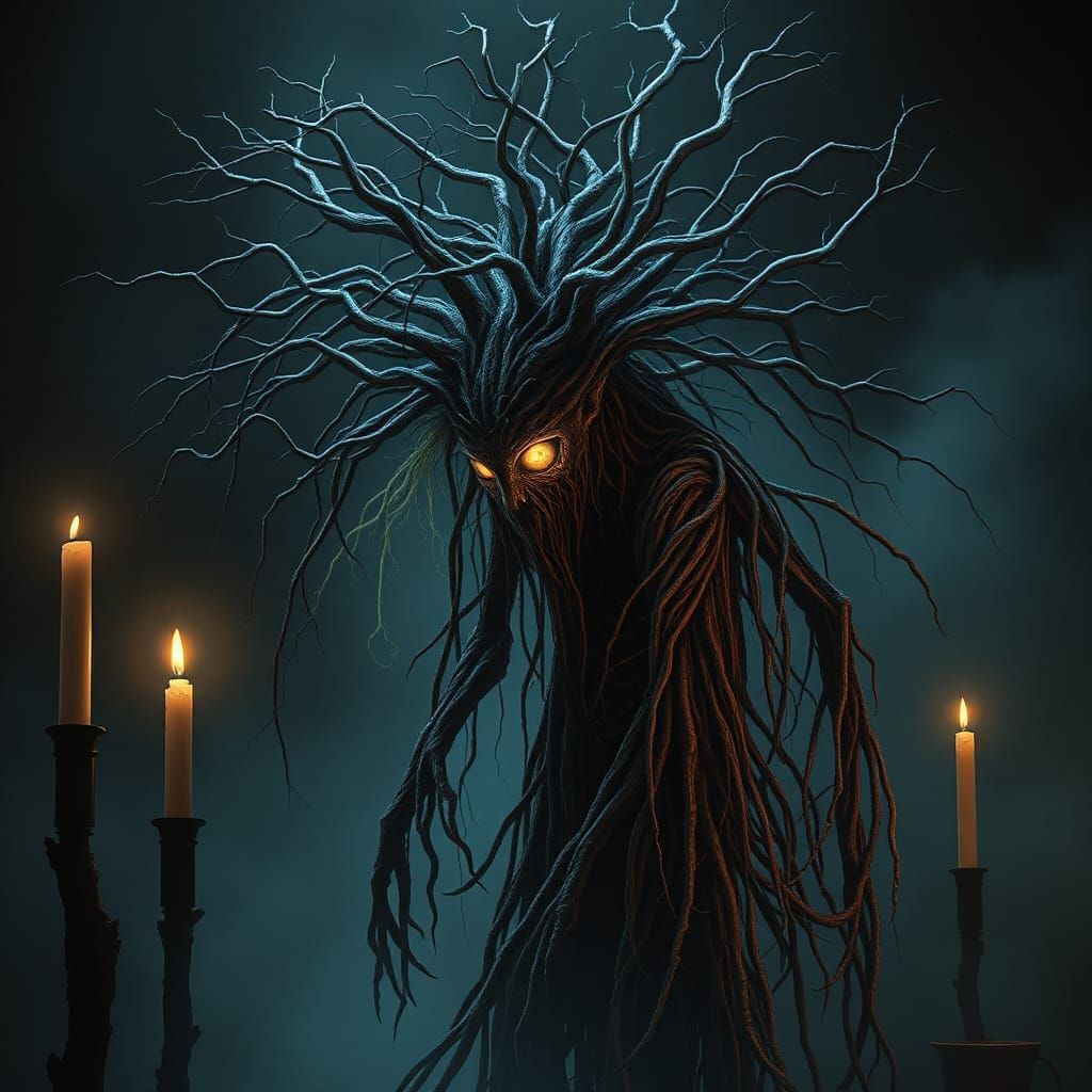 Undead Entity: A Fusion of Human and Tree Root