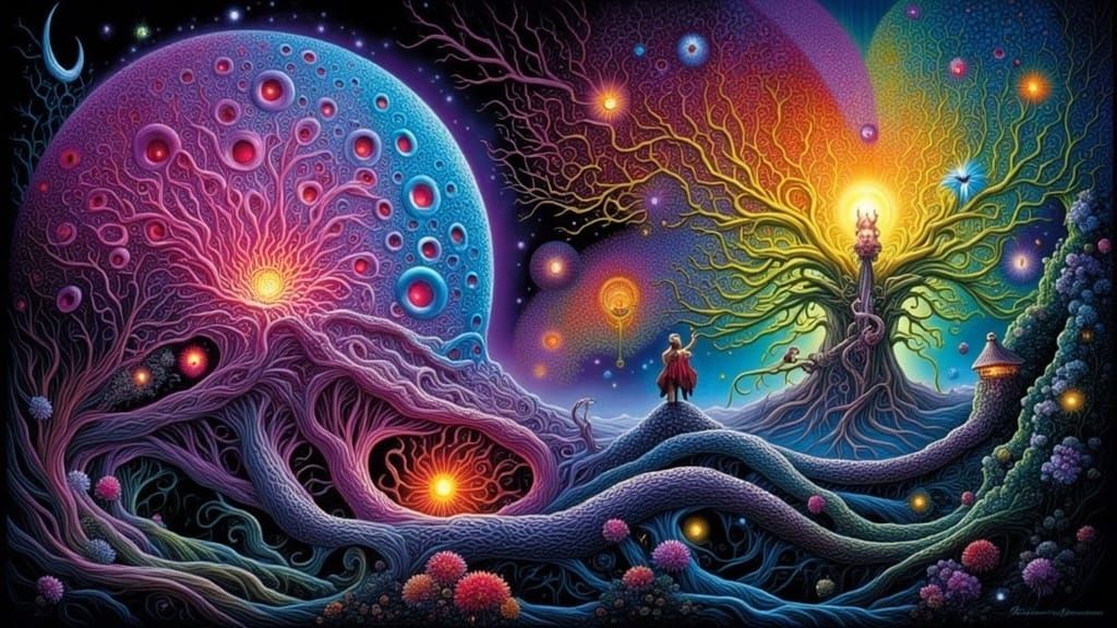 Detailed View of The Dark Side of the Moon