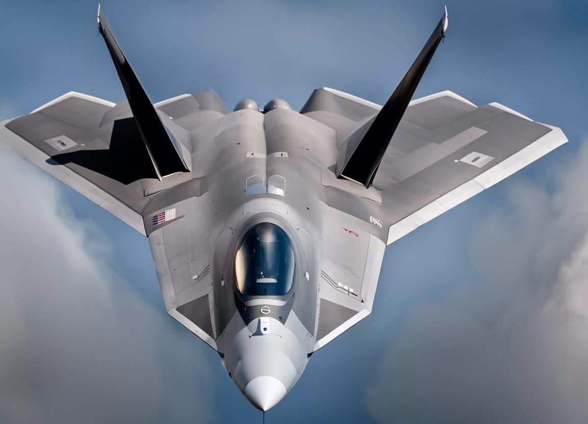 F22 Raptor Jet in Sharp Focus
