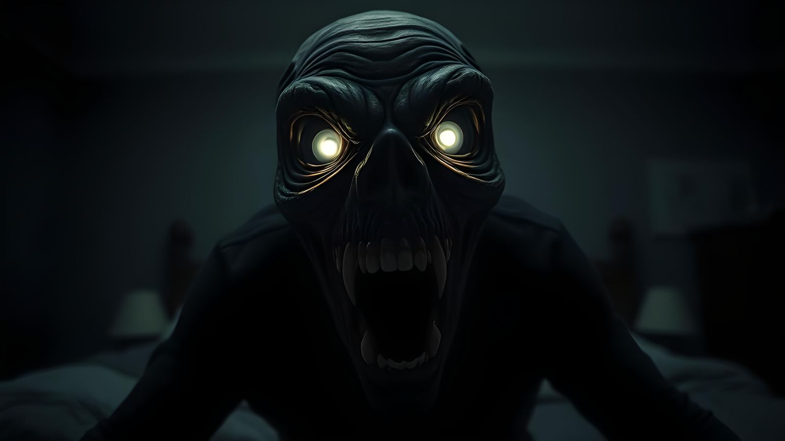 Ominous Faceless Horror in Dark Fantasy Style