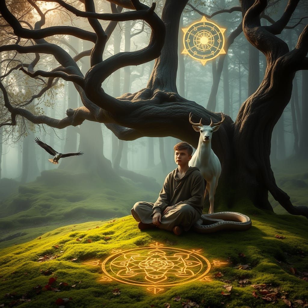 Baltic Mythology Krivis Candidate in Enchanted Forest