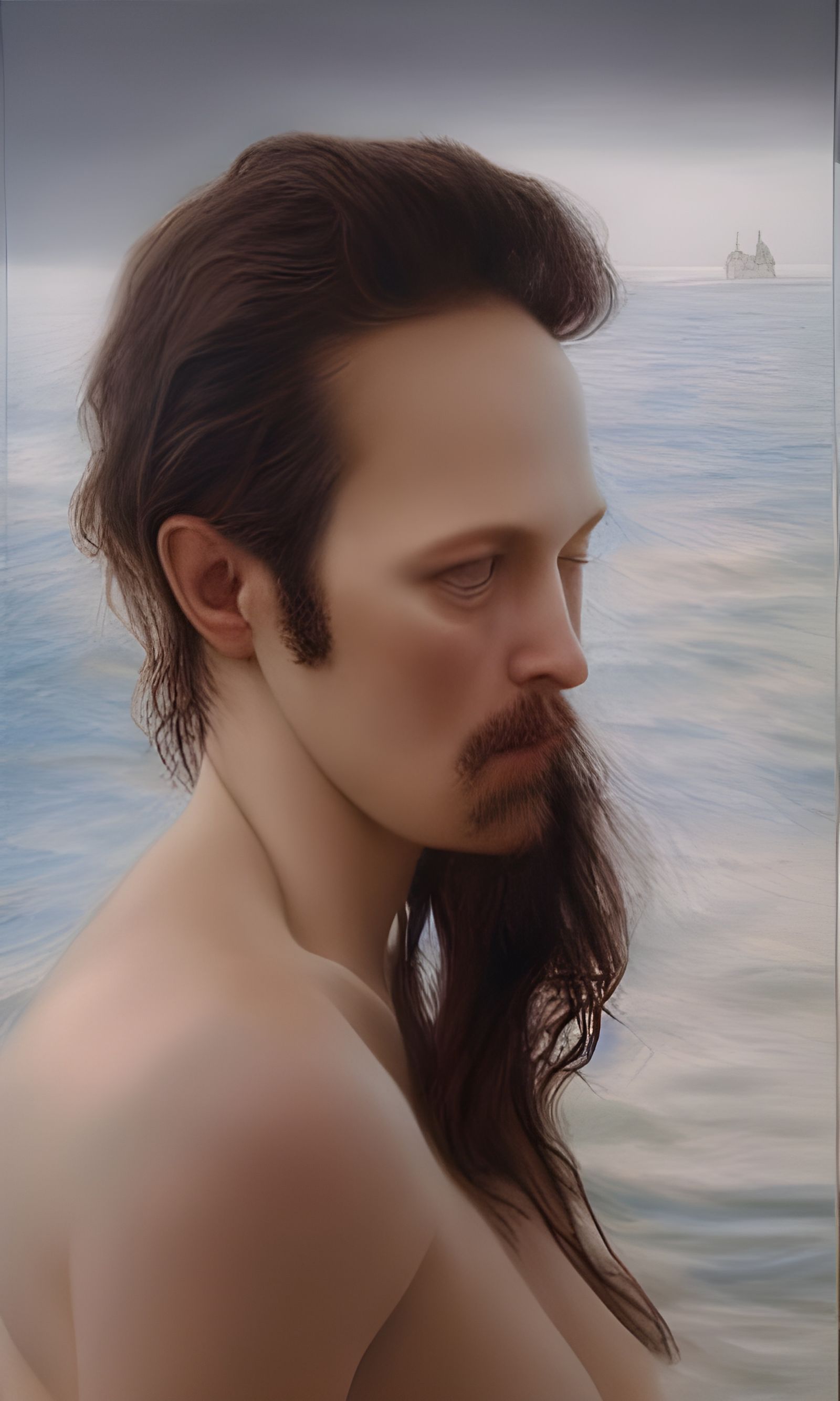 Hyperrealistic Portrait in Style of Yigal Ozeri