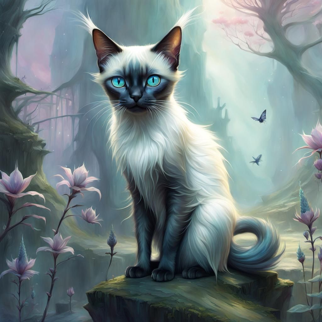 Fantasy Siamese cat