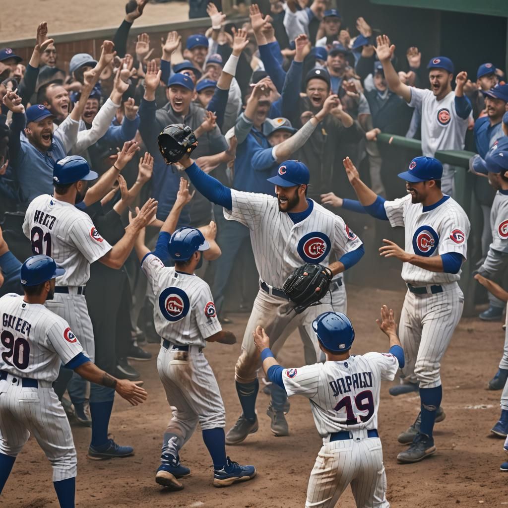 Chicago Cubs Celebrate in Cinematic Style