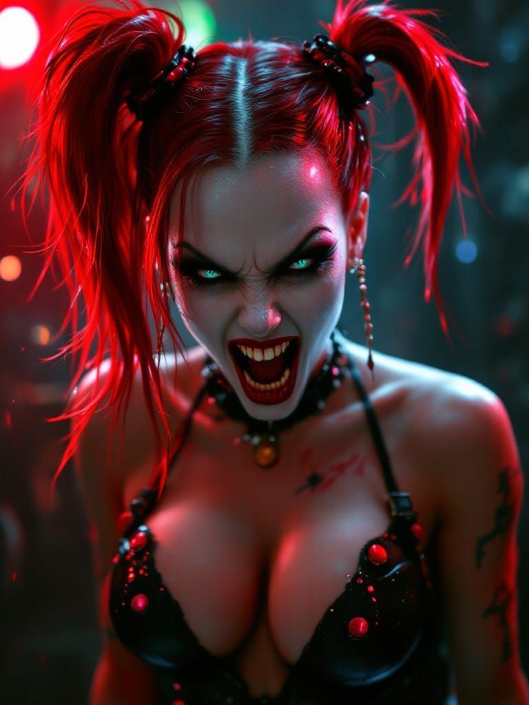 Sultry Punk Jessica Rabbit Sizzles in Cabaret Spotlight