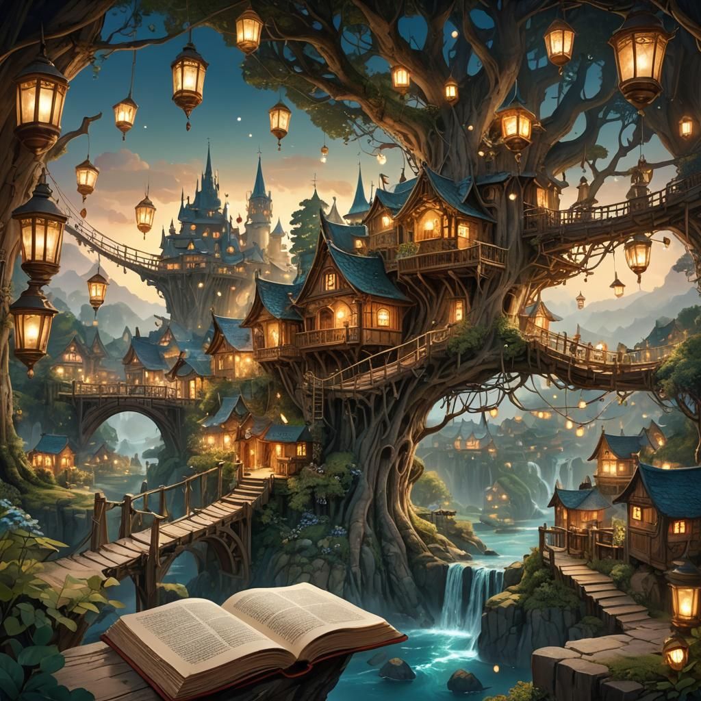 Fairytale World Emerges from Ancient Book