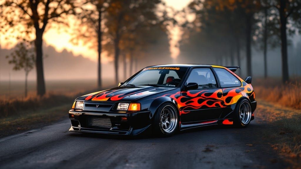 Radical Dodge Colt AWD Street Warrior in Photorealistic Styl...