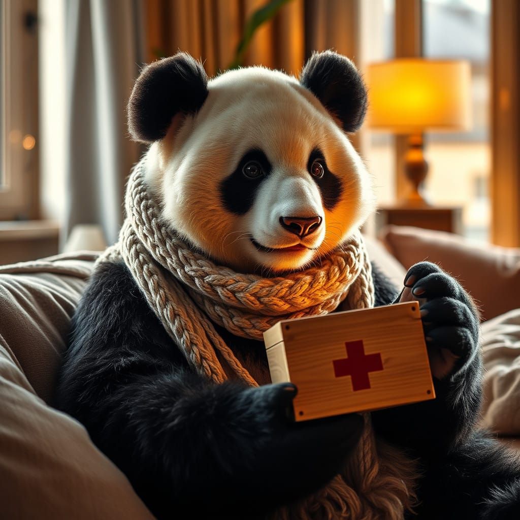 Panda with Cure