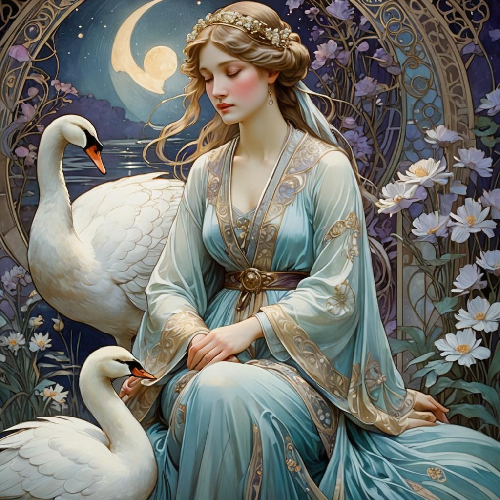 For the love of white swans