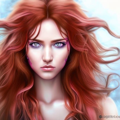 Beautiful Woman with Red hair