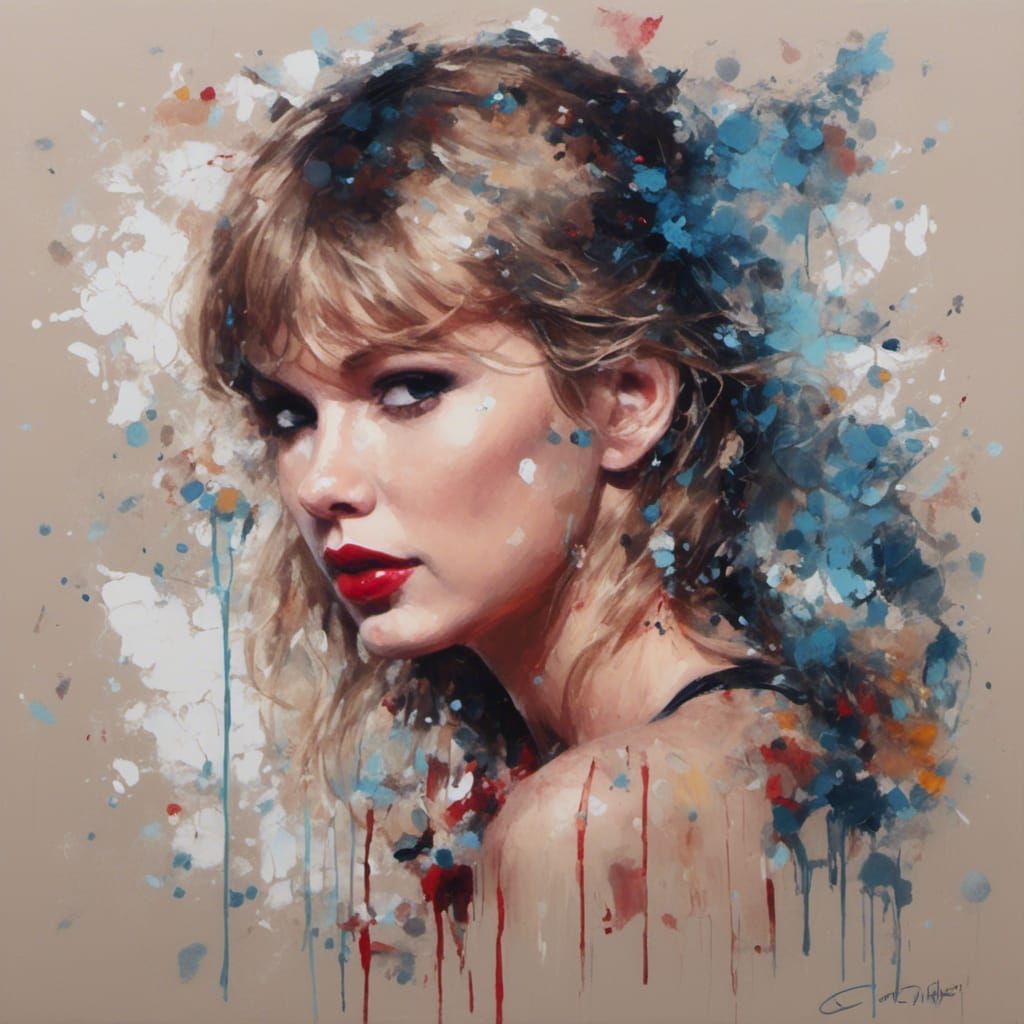Taylor Swift as Oil Painting by James Gurney