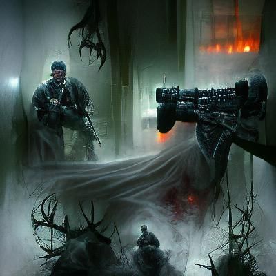 Sinister Call of Duty Scene by Rutkowski