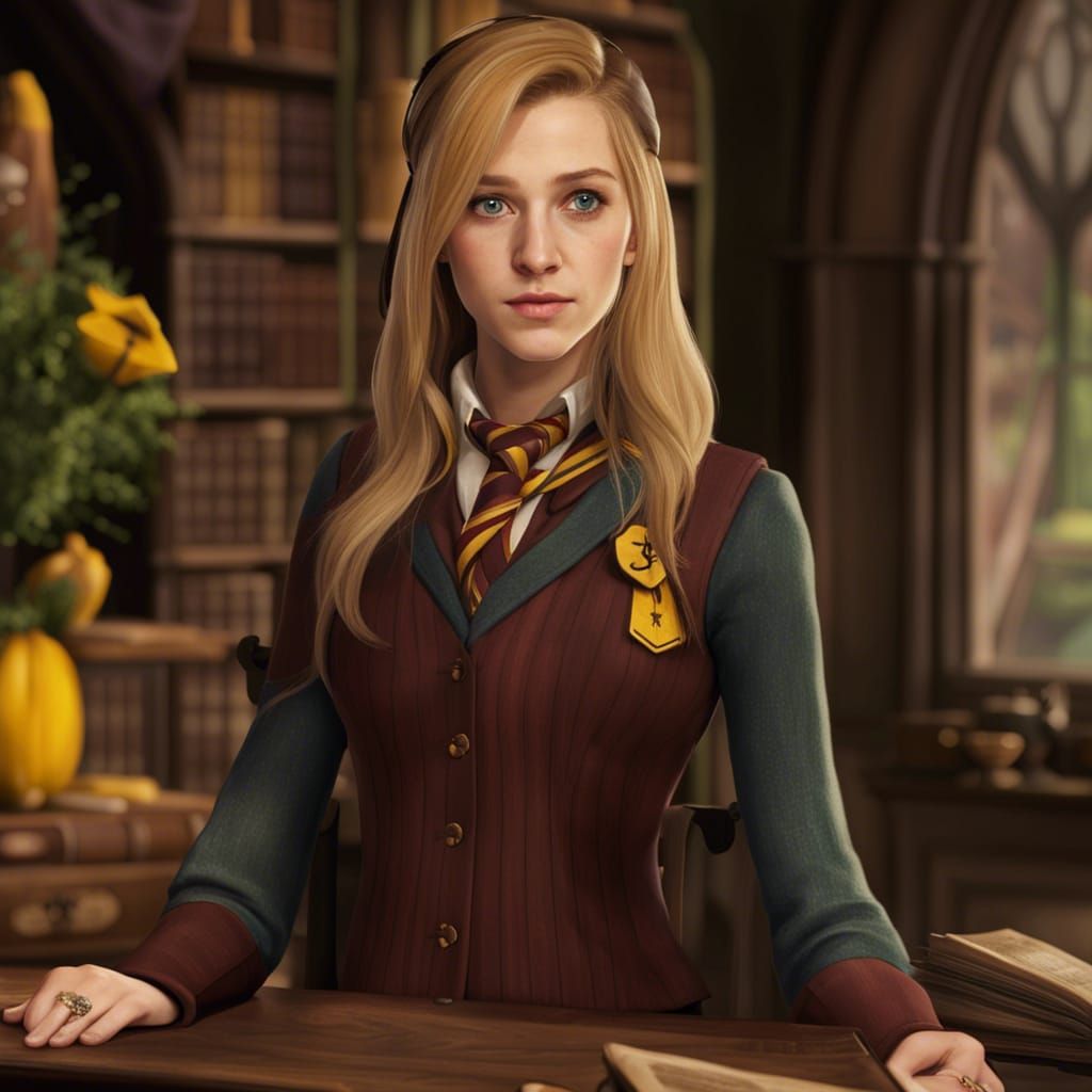 Poppy Sweeting: Hogwarts Legacy Hufflepuff Portrait