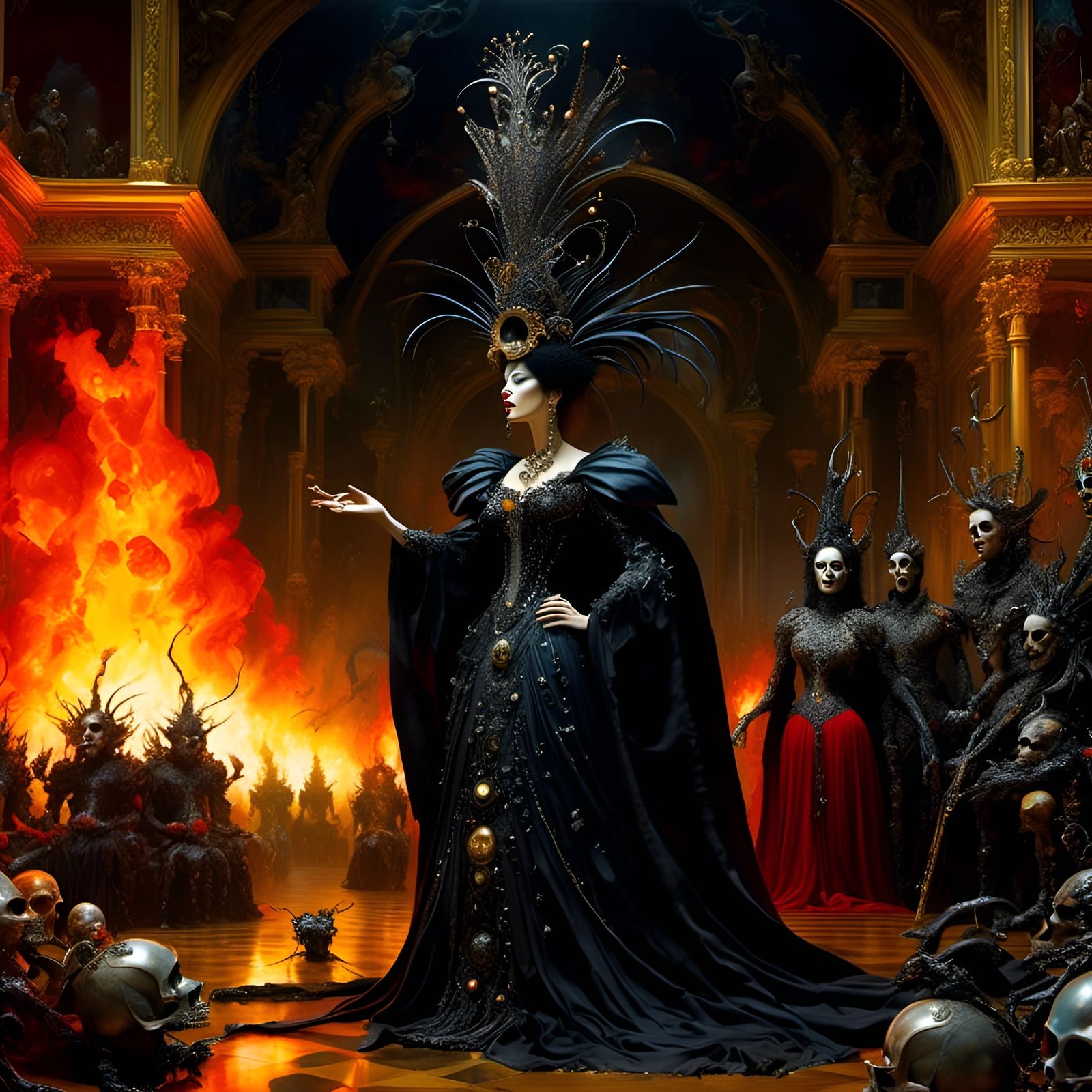 Fire Witch Summoned to Crimson King's Court