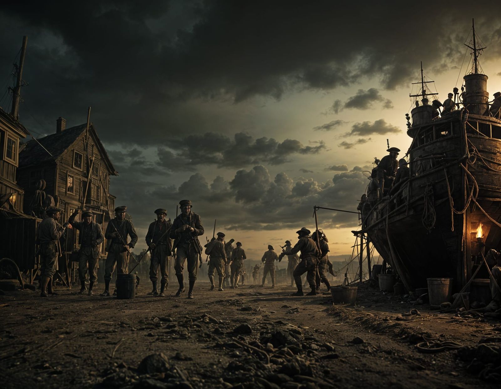 Surreal Alleys: Sailors, Bloodhounds, and Soup