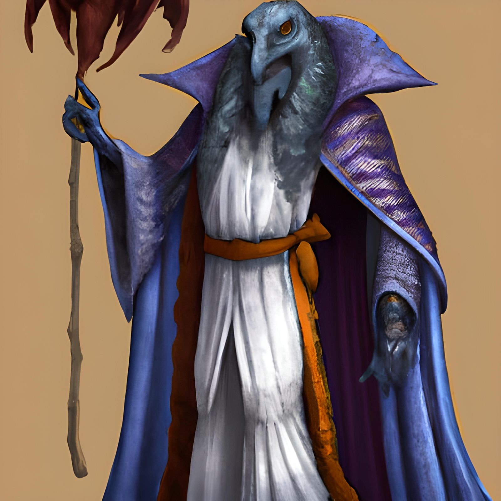 Sinister Nemesis in Dark Fantasy Style